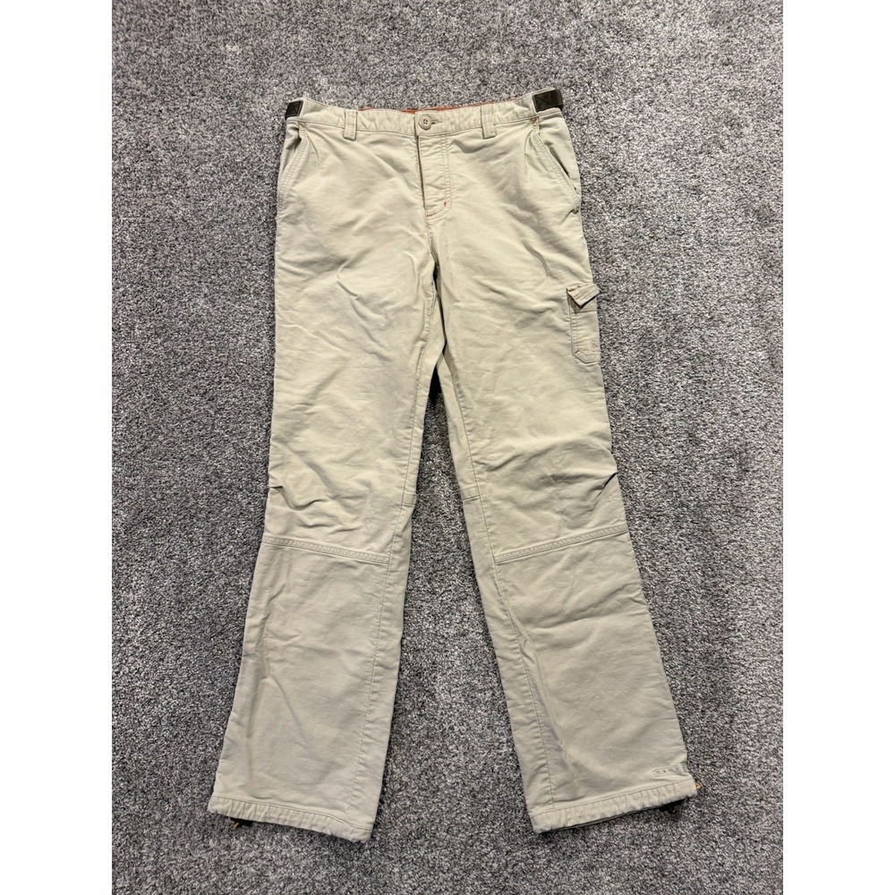 American Eagle Outfitters Beige Straight-Leg Cargo Jeggings